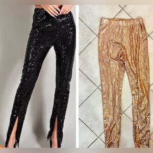 NEW WITH TAGS EESOME Sequin Straight Leg Pants